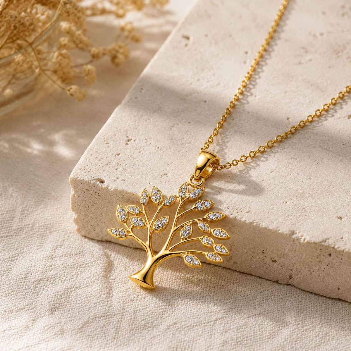 Collier Arbre de Vie – Argent 925 ou Plaqué Or 18K - GinkgoDeco