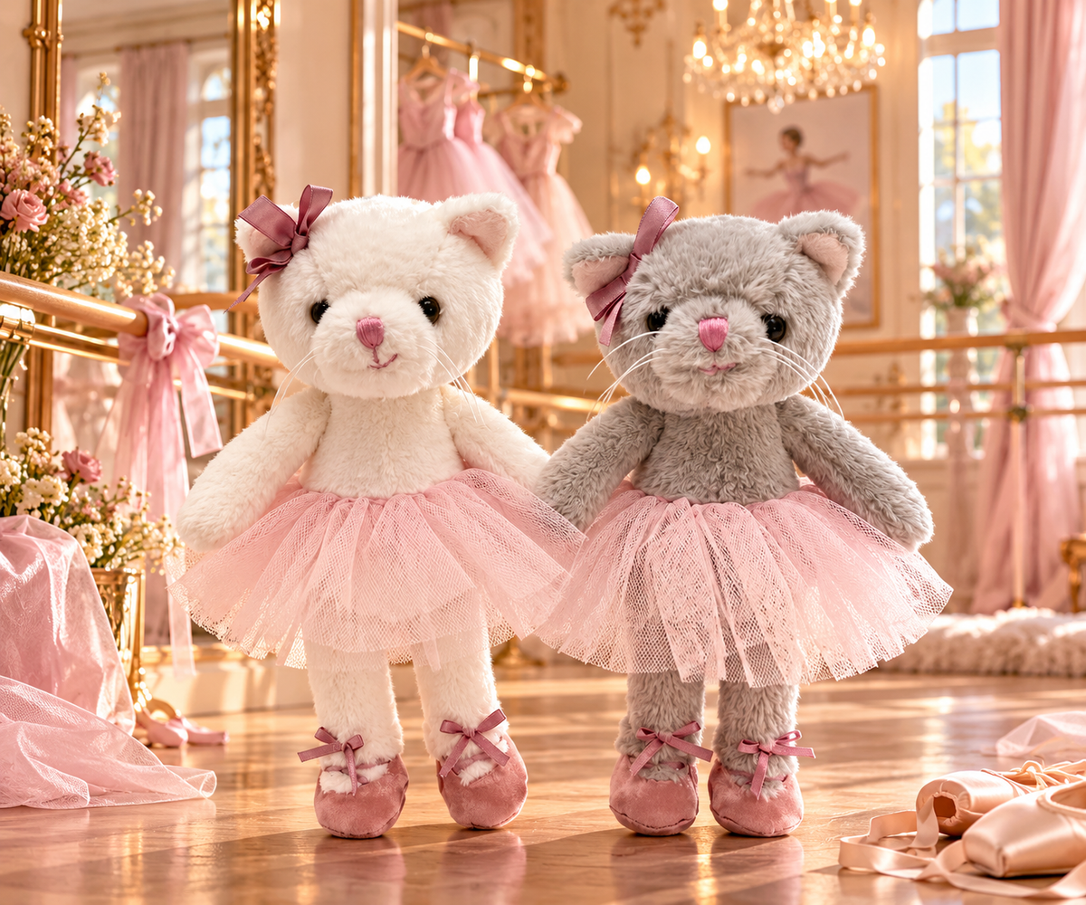 Peluches Bukowski Albertina & Anya Chat – Danseuses Élégantes