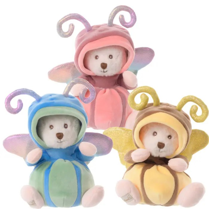 Peluche Bukowski Ziggy Butterfly – Ours Papillon Rose, Mint & Lemon