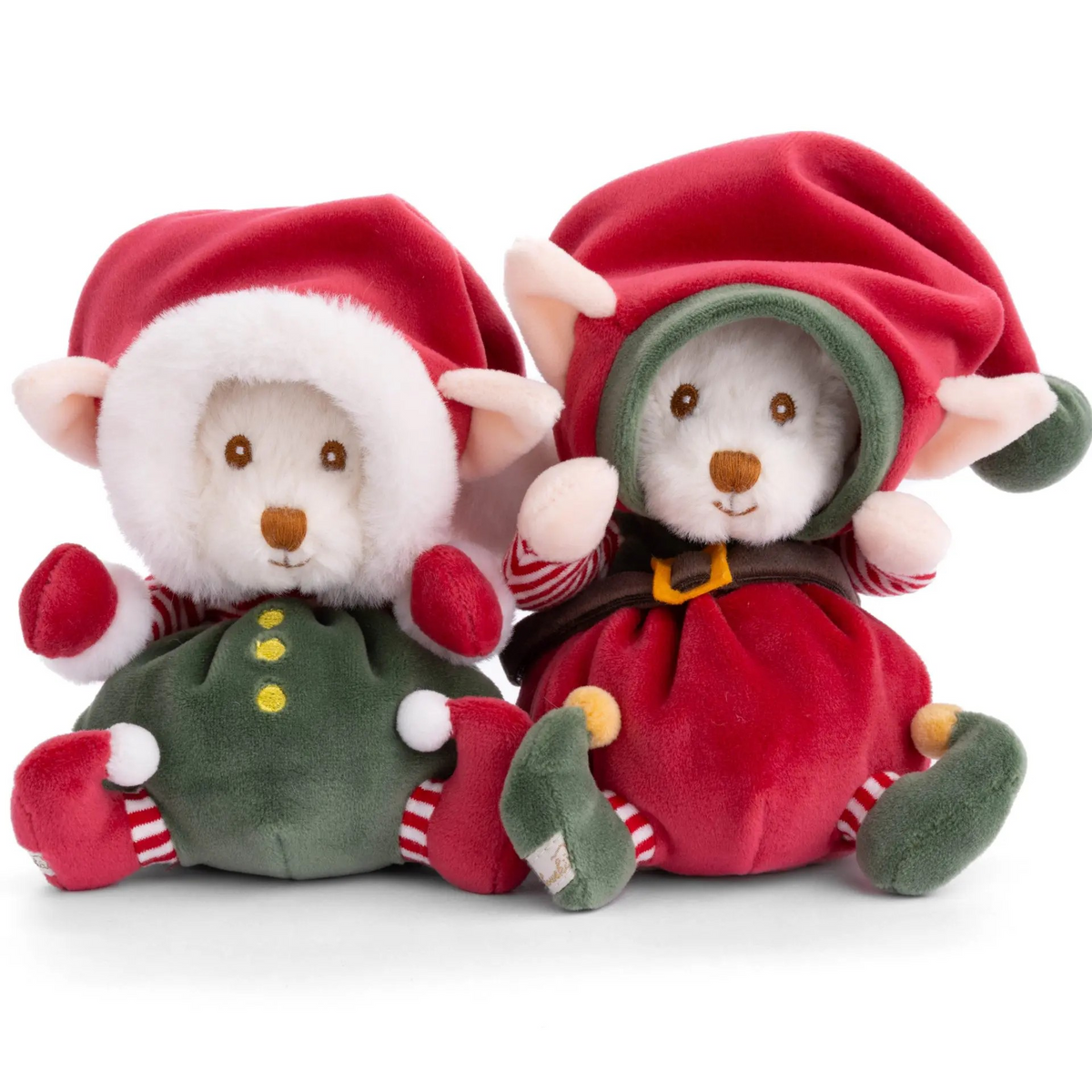 Peluche Bukowski Ziggy Santa's Little Helper – Lutin de Noël