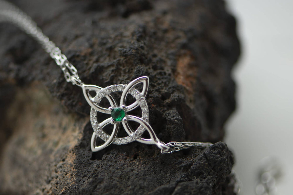 Bracelet Nœud de Sorcière en Argent 925 Rhodié – Talisman - GinkgoDeco