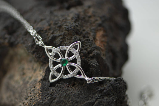 Bracelet Nœud de Sorcière en Argent 925 Rhodié – Talisman - GinkgoDeco