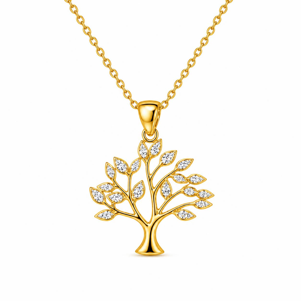 Collier Arbre de Vie – Argent 925 ou Plaqué Or 18K - GinkgoDeco