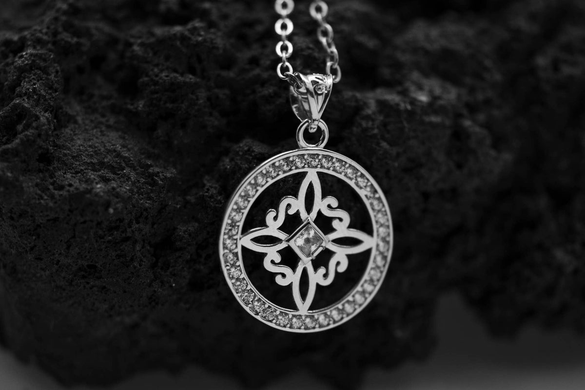 Collier Nœud de Sorcière Cercle Protecteur – Argent ou Or - GinkgoDeco