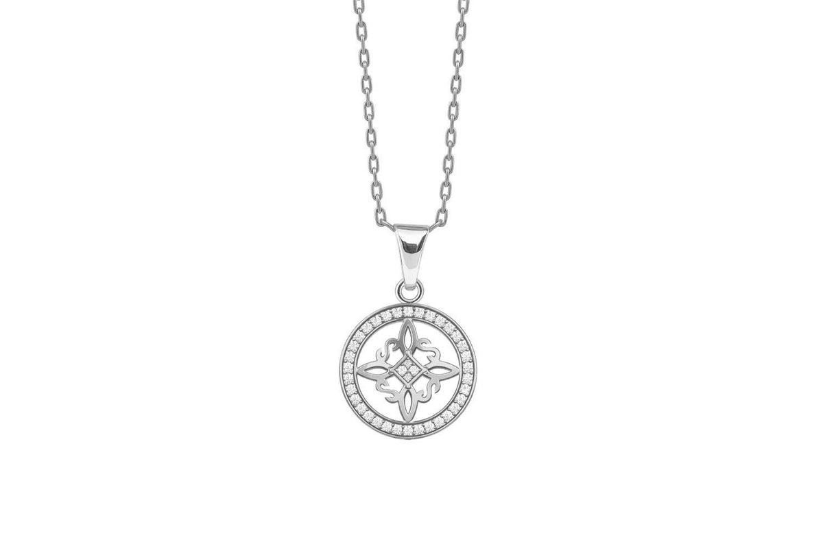 Collier Nœud de Sorcière Cercle Protecteur – Argent ou Or - GinkgoDeco
