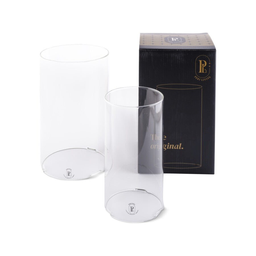 Hurricane Clear L Peri Living – Grande Protection en Verre Transparent pour Lampe à Huile
