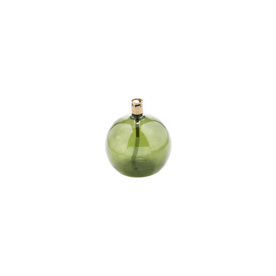 Lampe à Huile Ronde S Peri Living – Verre Vert Ø9 cm