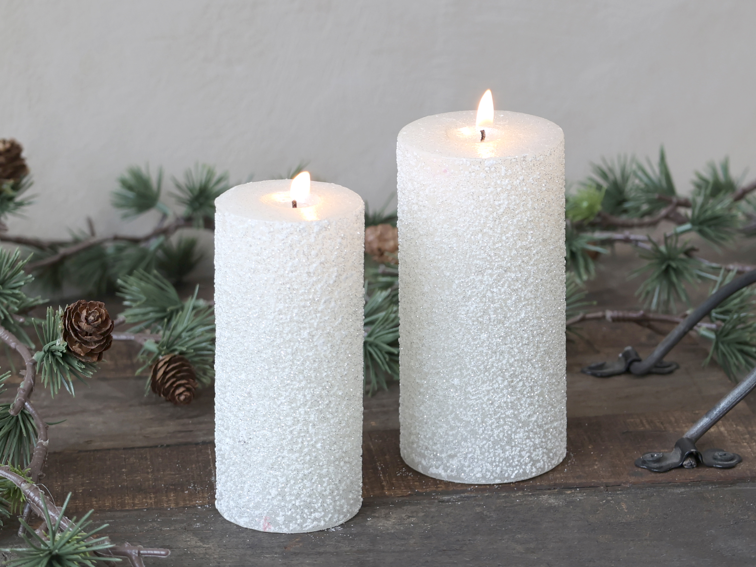 Les Bougies 4 coloris bougie pilier S