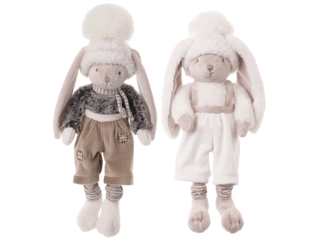 Peluche Bukowski Deen et Sammy 30 cm - Ginkgo Déco Bouzonville