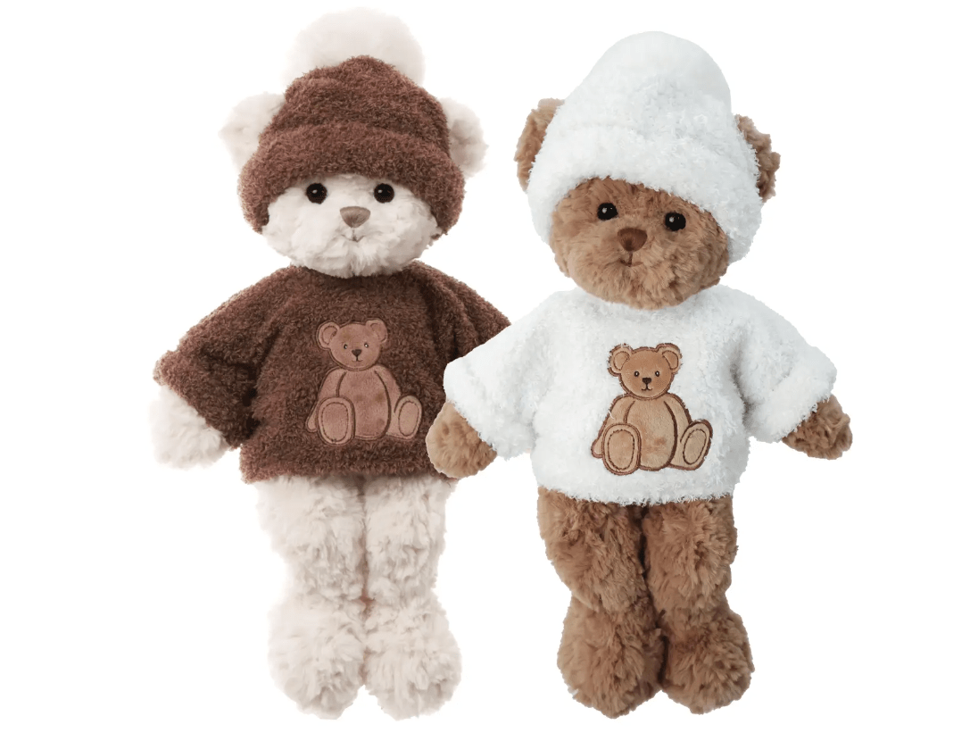 Peluche Bukowski Hunter et River 35 cm - Ginkgo Déco Bouzonville