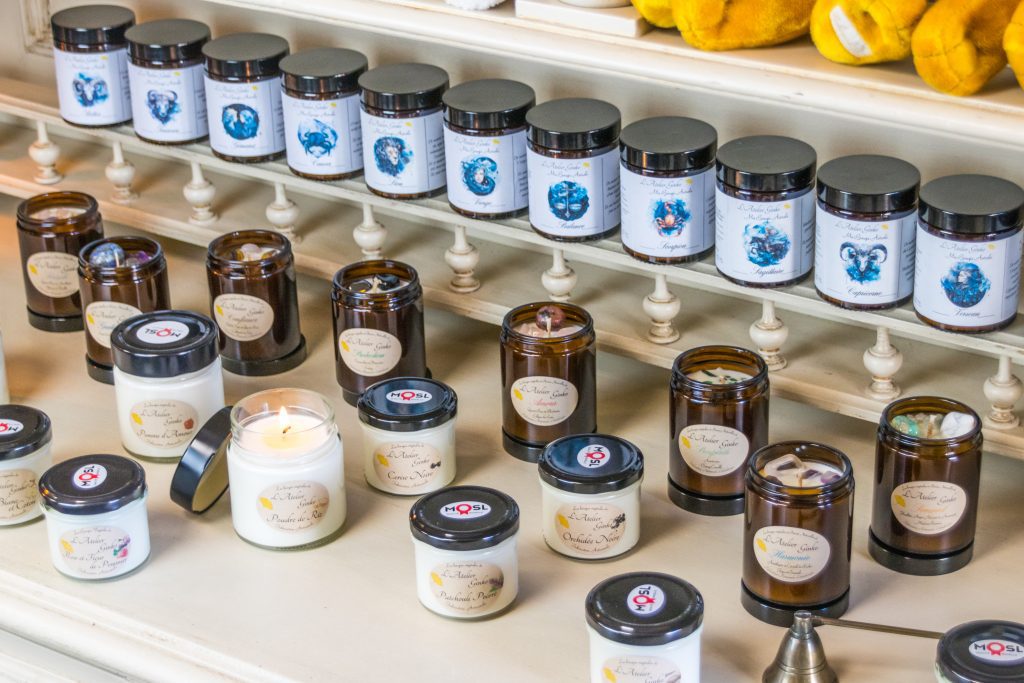 Bougies artisanales Ginkgodeco