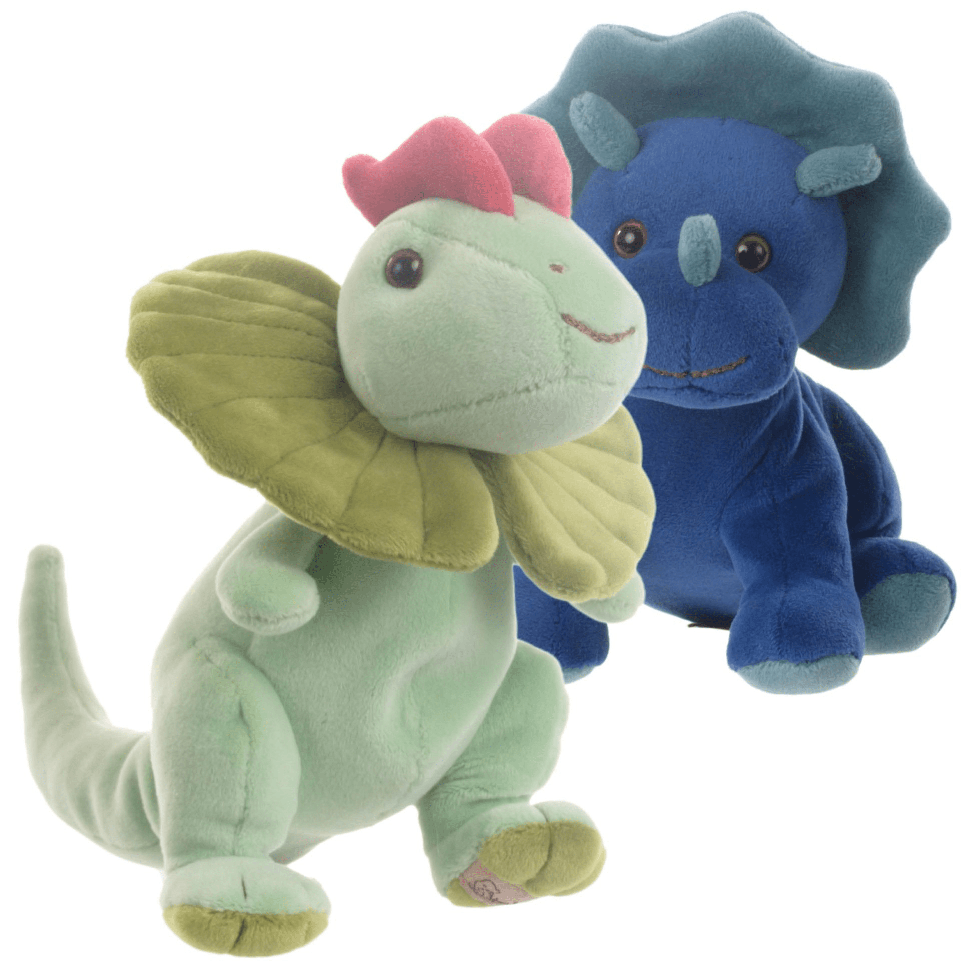 Peluche Bukowski Baby Tricy et Baby Dilo dinosaures - Ginkgo Déco