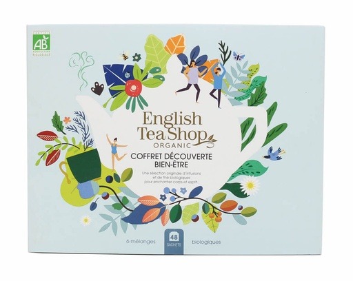 Coffret découverte bien-être bio 48 sachets English Tea Shop