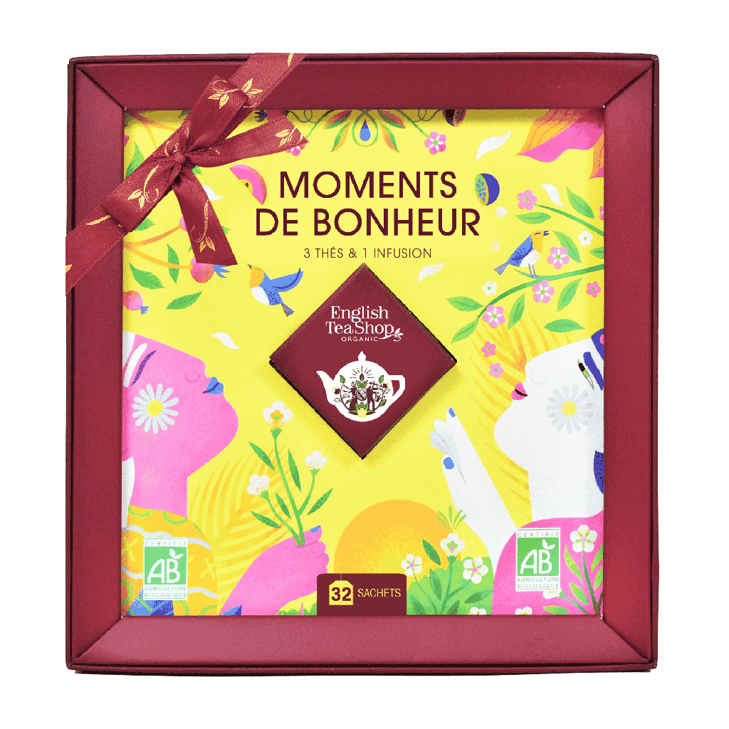 Coffret moments de bonheur bio 32 sachets English Tea Shop