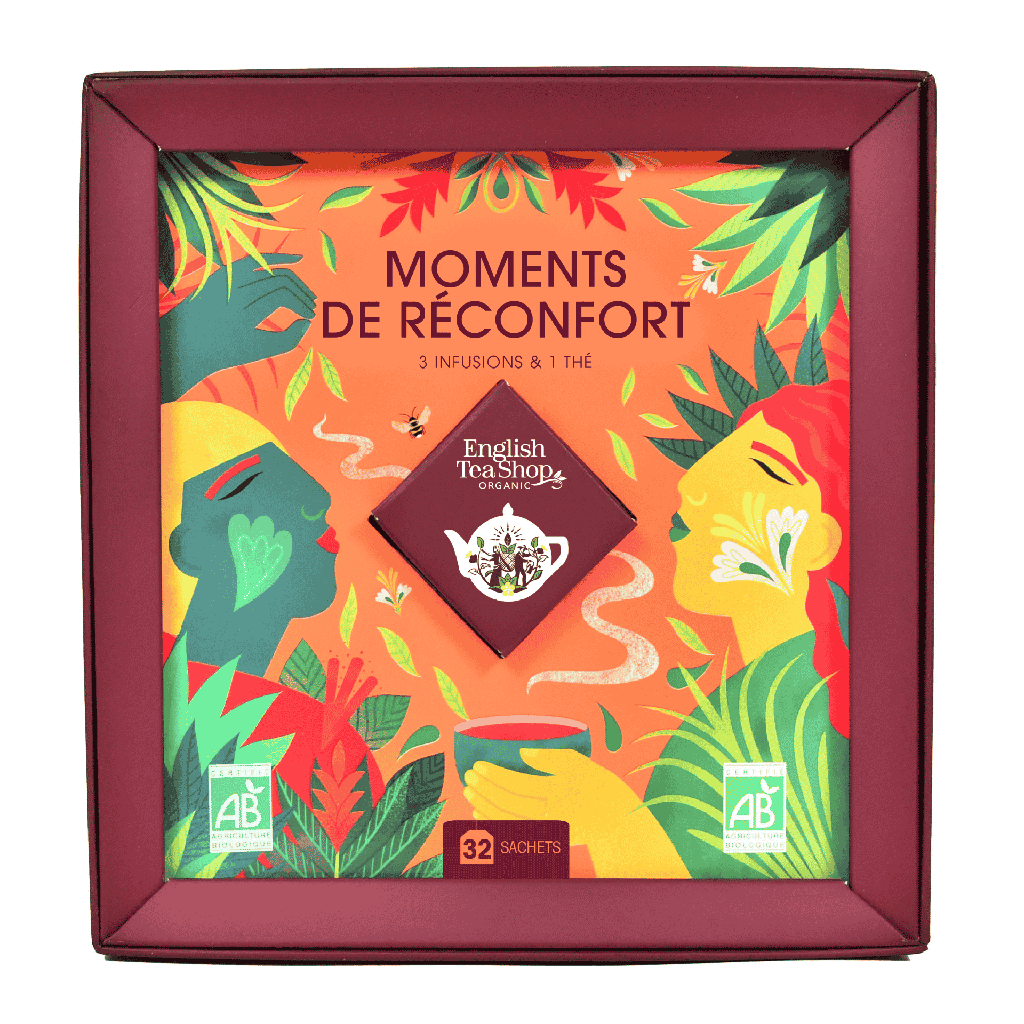 Coffret moments de réconfort bio 32 sachets English Tea Shop