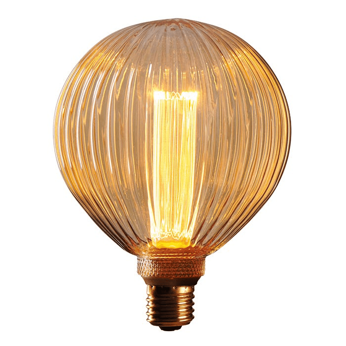 Ampoule LED sphérique verre métal - Ginkgo Déco Bouzonville